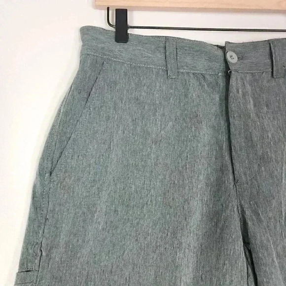Vintage 1946 Shorts Lightweight Performance Golf Casual 9" Shorts Grey Sz 34 - Picture 4 of 9
